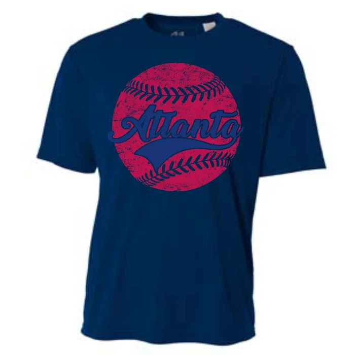 Atlanta Vintage Baseball Fan Cooling Performance Crew T-Shirt