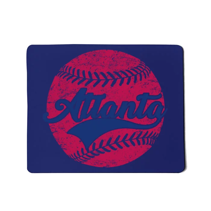 Atlanta Vintage Baseball Fan Mousepad