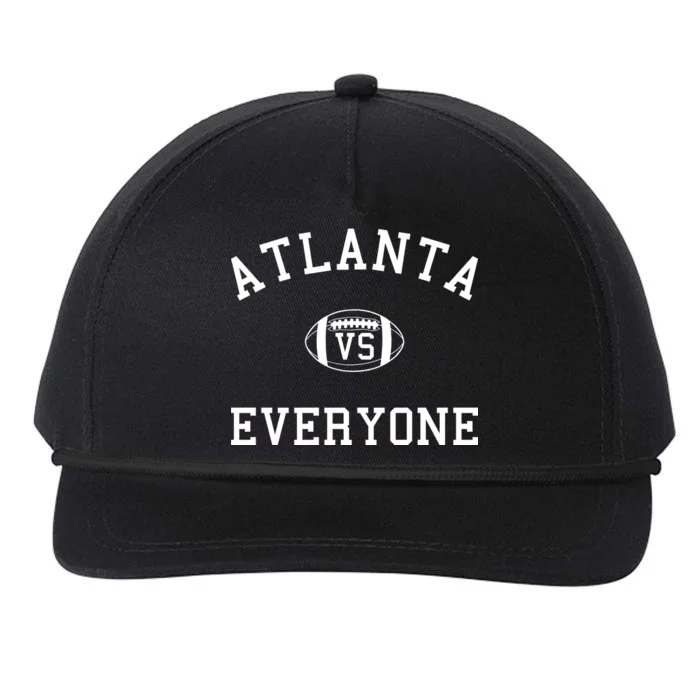 Atlanta Vs Everyone Football Sports Fans Snapback Five-Panel Rope Hat