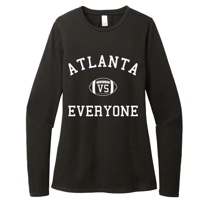 Atlanta Vs Everyone Football Sports Fans Womens CVC Long Sleeve Shirt