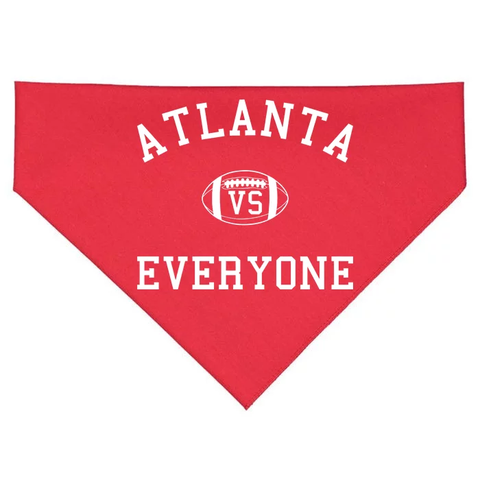 Atlanta Vs Everyone Football Sports Fans USA-Made Doggie Bandana