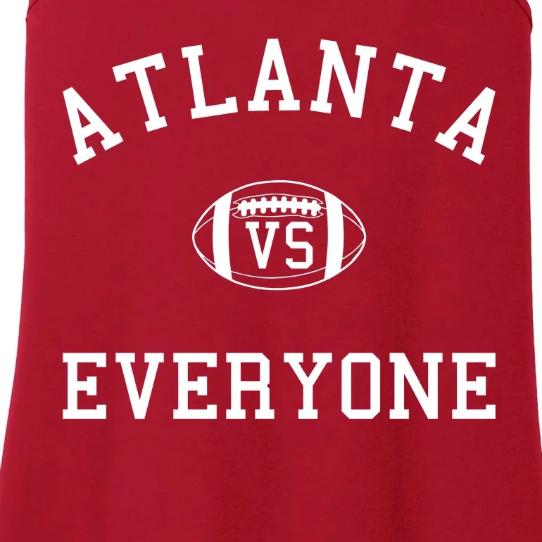 Atlanta Vs Everyone Football Sports Fans Ladies Essential Tank