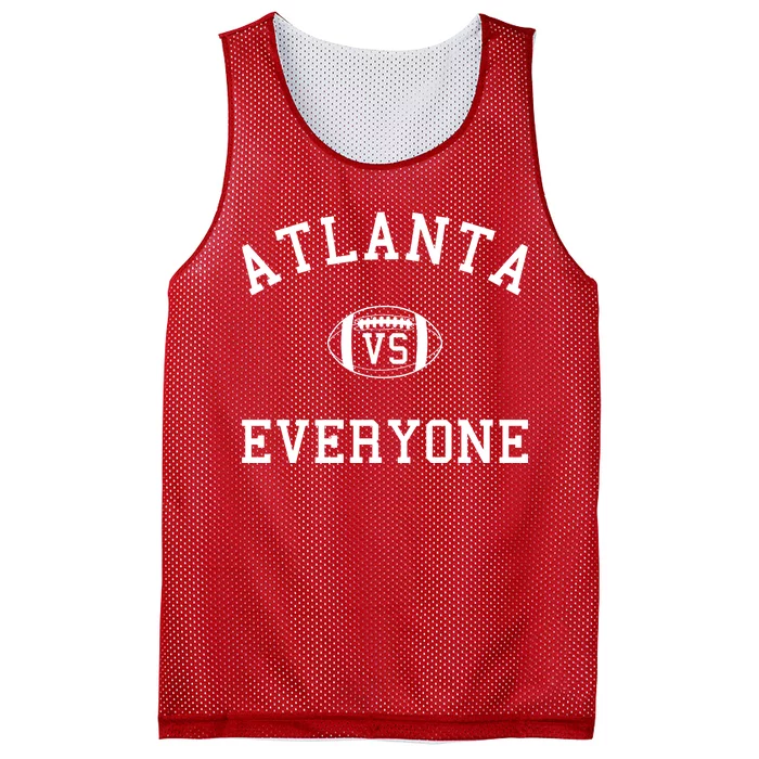 Atlanta Vs Everyone Football Sports Fans Mesh Reversible Basketball Jersey Tank