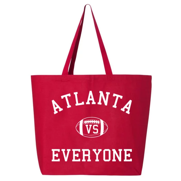 Atlanta Vs Everyone Football Sports Fans 25L Jumbo Tote