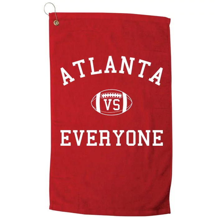 Atlanta Vs Everyone Football Sports Fans Platinum Collection Golf Towel