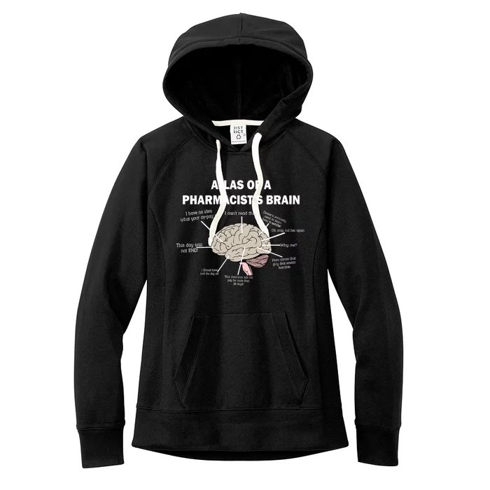 Atlas of A Pharmacist's Brain Women's Fleece Hoodie