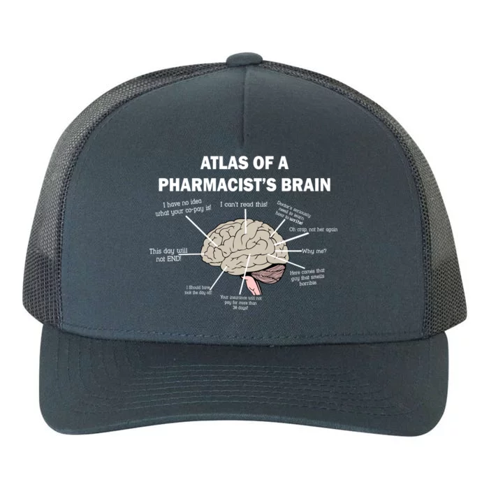 Atlas of A Pharmacist's Brain Yupoong Adult 5-Panel Trucker Hat