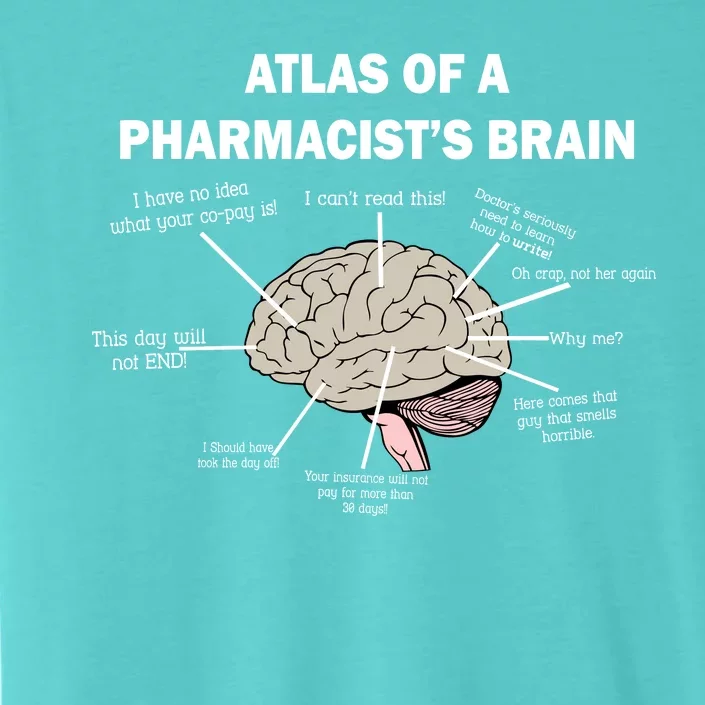 Atlas of A Pharmacist's Brain ChromaSoft Performance T-Shirt