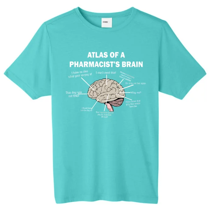 Atlas of A Pharmacist's Brain ChromaSoft Performance T-Shirt