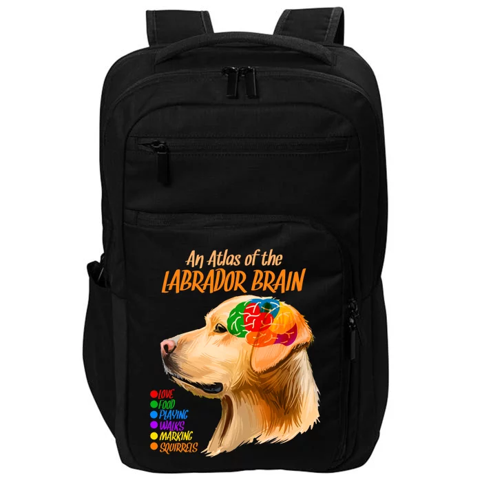 Atlas of The Labrador Retriever Brain Impact Tech Backpack