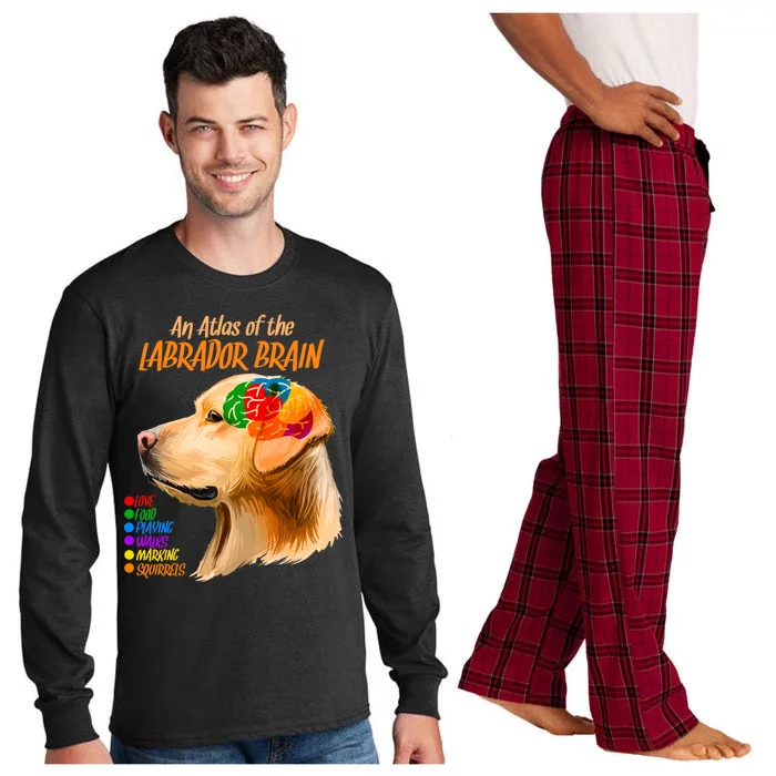 Atlas of The Labrador Retriever Brain Long Sleeve Pajama Set