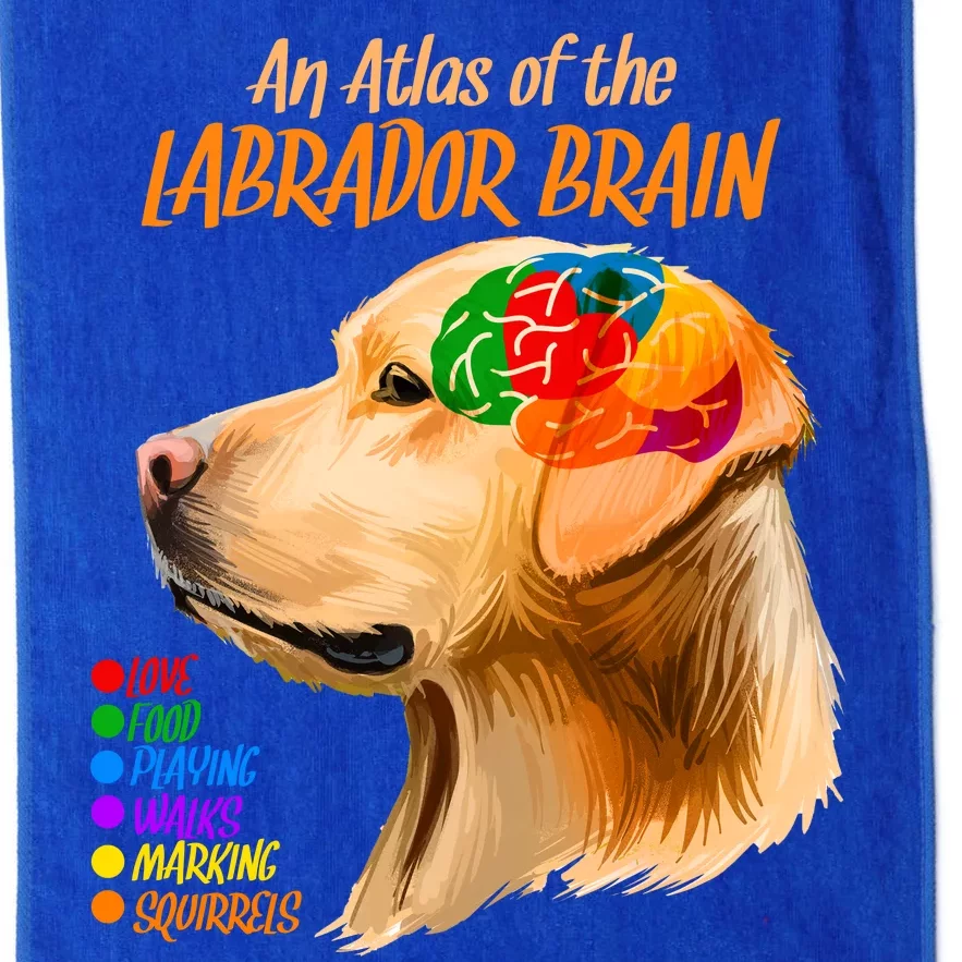 Atlas of The Labrador Retriever Brain Platinum Collection Golf Towel