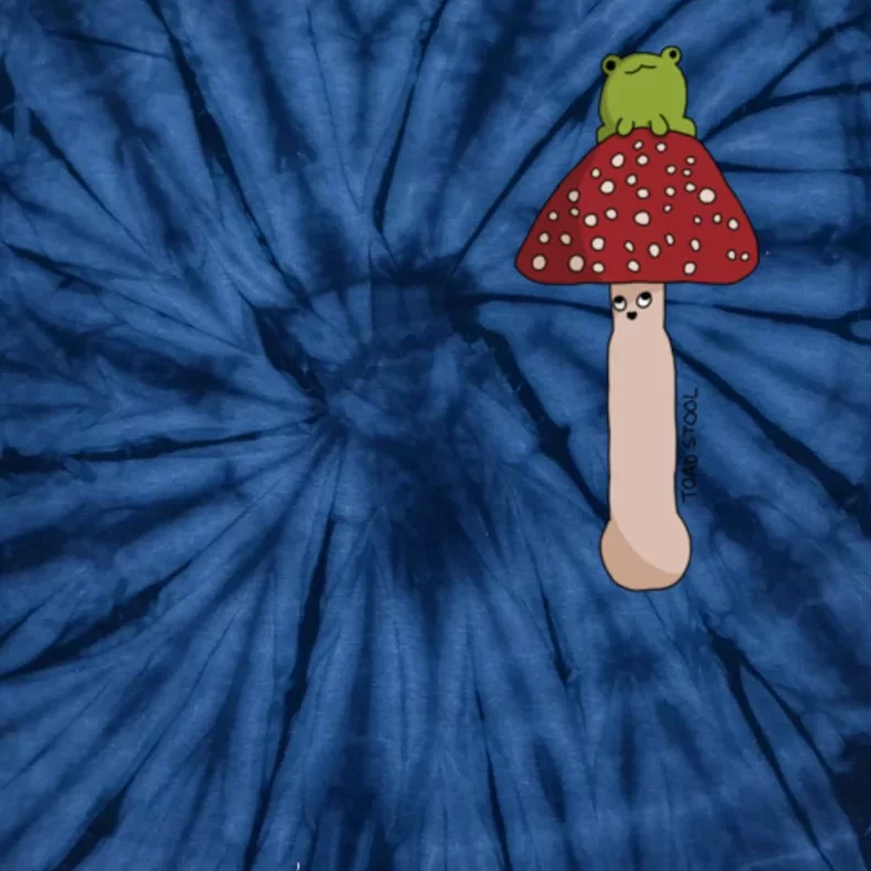 A Toadstool Mushroom With A Little Friend Tie-Dye T-Shirt