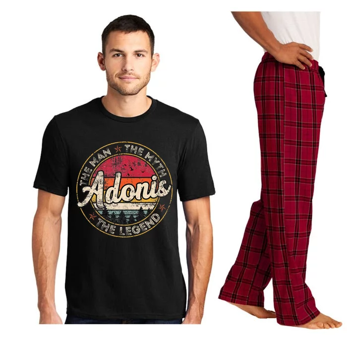 Adonis The Man The Myth The Legend Personalized Name Pajama Set