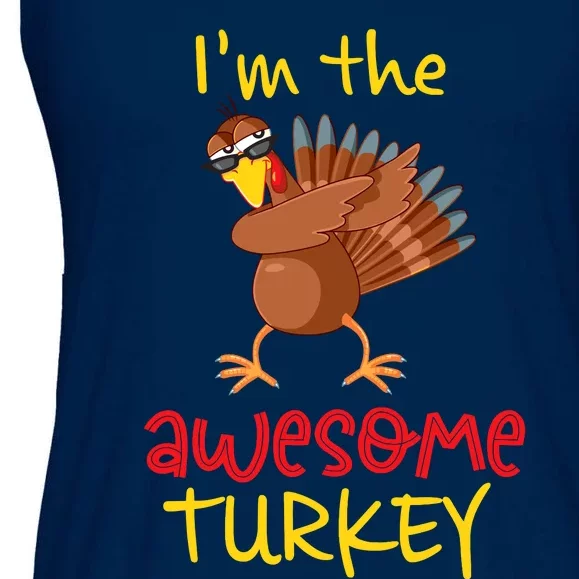 Awesome Turkey Matching Family Group Thanksgiving Party Ladies Essential Flowy Tank