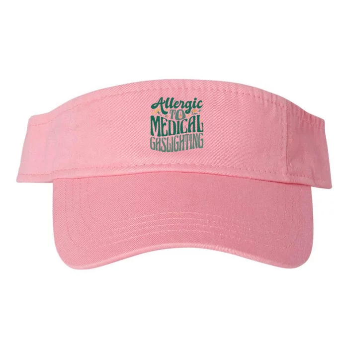 Allergic To Medical Gaslighting Funny Valucap Bio-Washed Visor