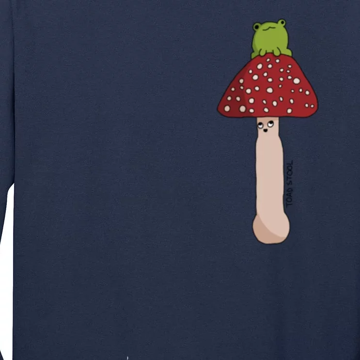 A Toadstool Mushroom With A Little Friend Tall Long Sleeve T-Shirt