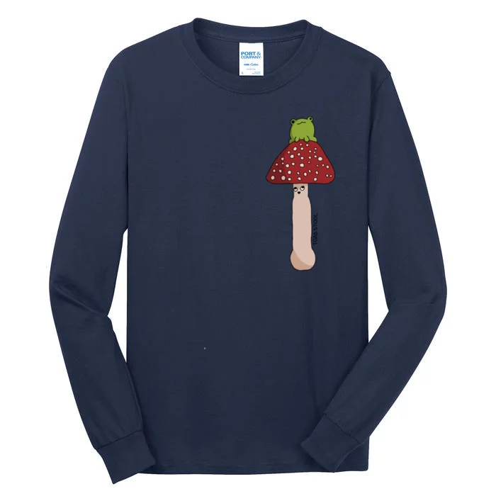 A Toadstool Mushroom With A Little Friend Tall Long Sleeve T-Shirt