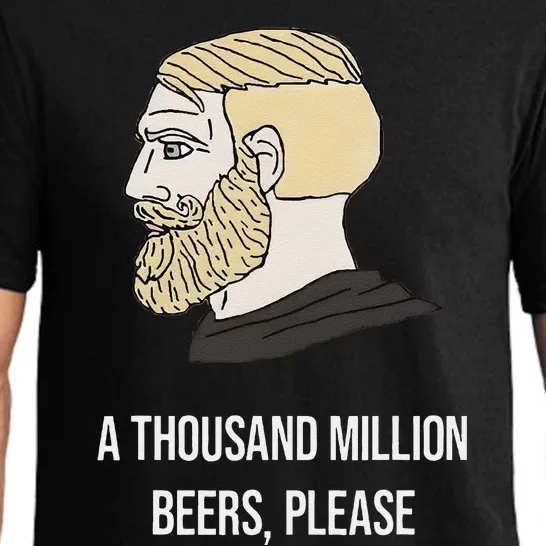 A Thousand Million Beers Please X Delicious Beer Meme Pajama Set