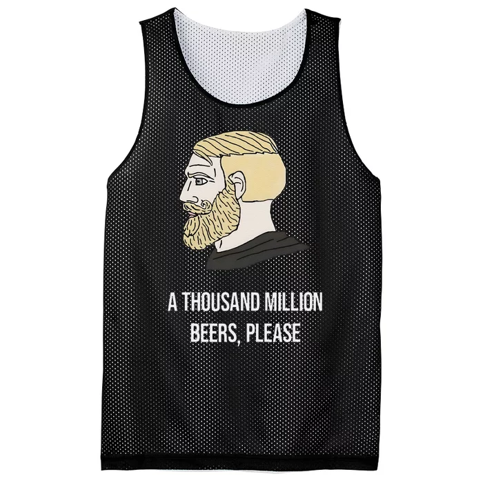 A Thousand Million Beers Please X Delicious Beer Meme Mesh Reversible Basketball Jersey Tank