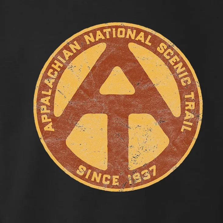 Appalachian Trail Marker Retro National Scenic Trail Toddler Hoodie