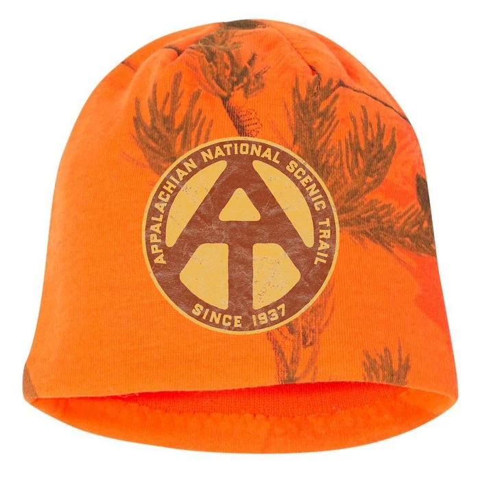 Appalachian Trail Marker Retro National Scenic Trail Kati - Camo Knit Beanie