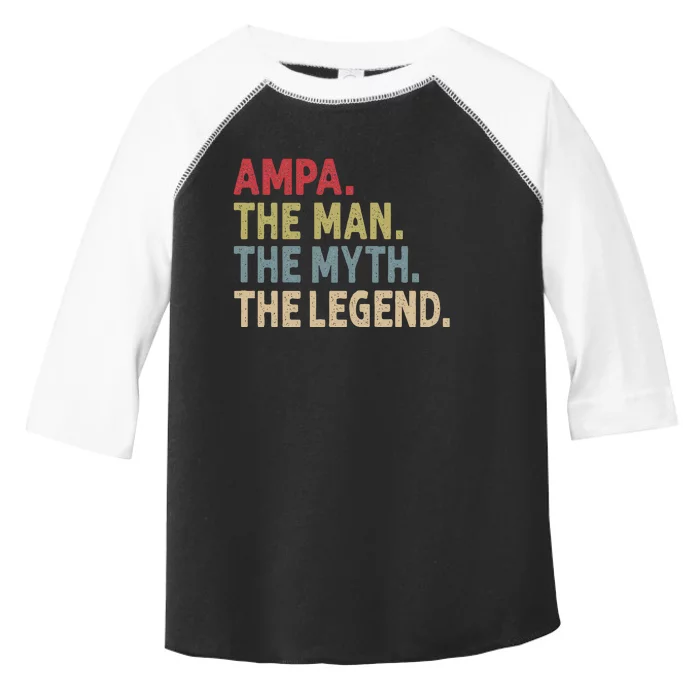 Ampa The Man The Myth The Legend Grandpa FatherS Day Toddler Fine Jersey T-Shirt