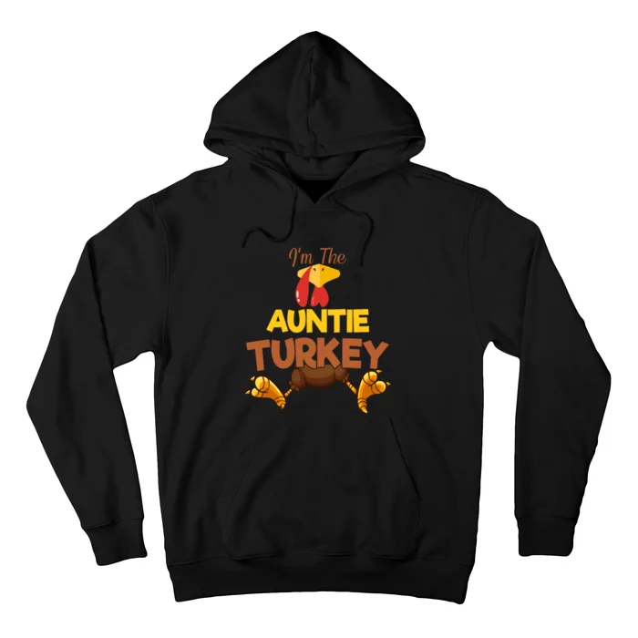 Auntie Turkey Matching Family Group Thanksgiving Gifts Hoodie