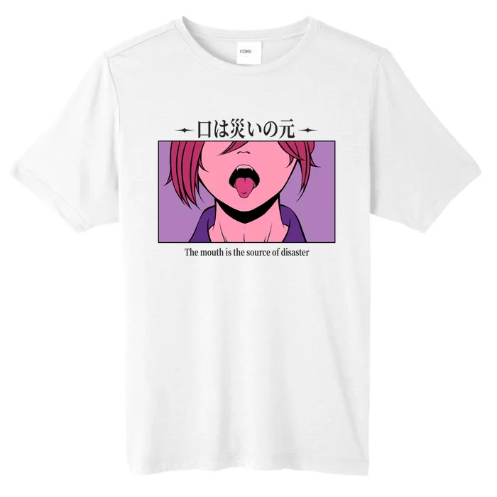 Anime The Mouth Is The Source Of Disaster ChromaSoft Performance T-Shirt