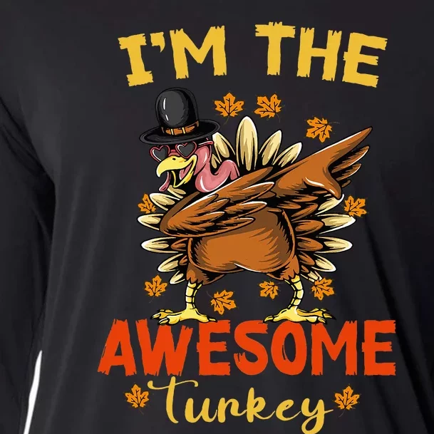 Awesome Turkey Matching Family Group Thanksgiving Party PJ Cooling Performance Long Sleeve Crew