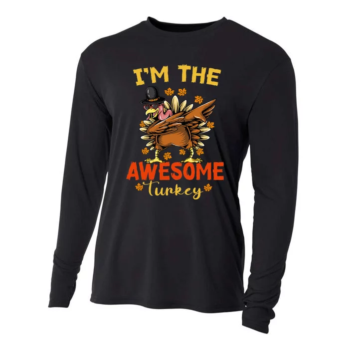 Awesome Turkey Matching Family Group Thanksgiving Party PJ Cooling Performance Long Sleeve Crew