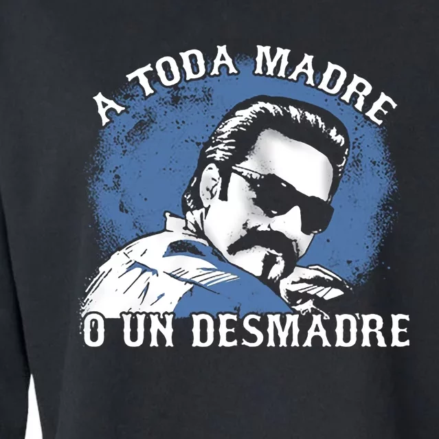 A Toda Madre O Un Desmadre Cropped Pullover Crew