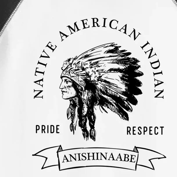 Anishinaabe Tribe Native American Indian Pride Respect Vinta Gift Toddler Fine Jersey T-Shirt