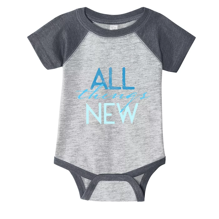 All Things New Baptism Infant Baby Jersey Bodysuit