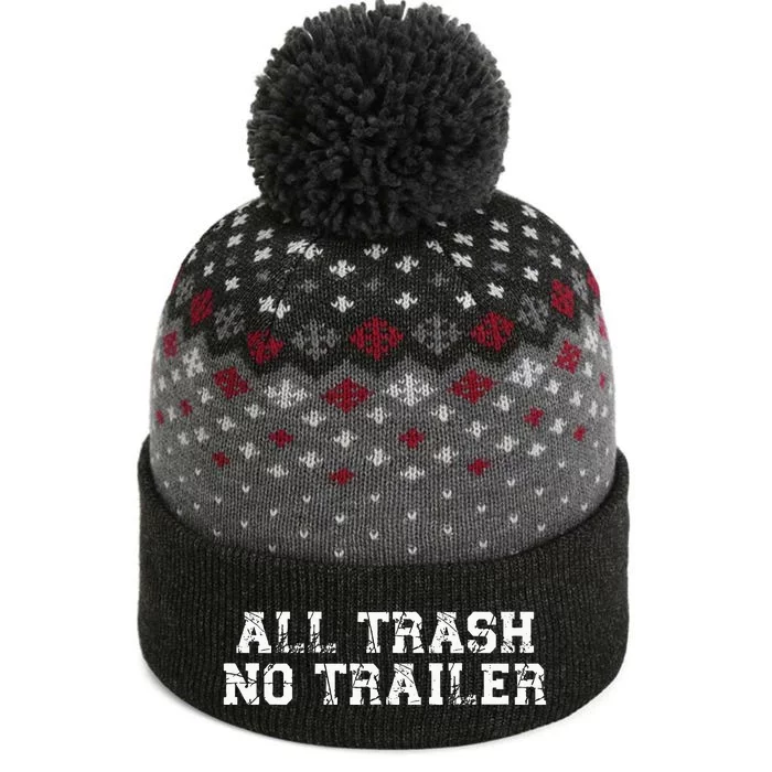 All Trash No Trailer The Baniff Cuffed Pom Beanie