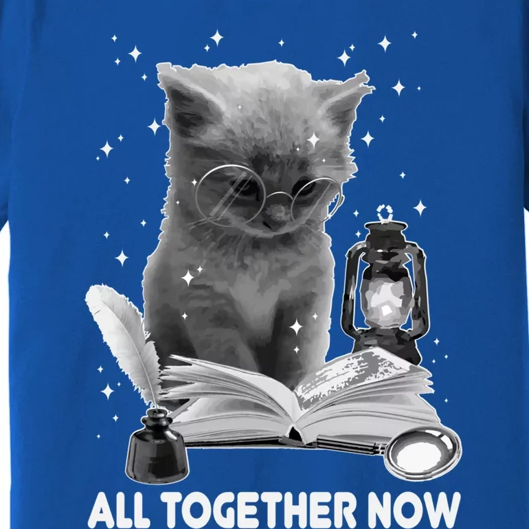 All Together Now Summer Reading Teacher Book Lover Bookworm Meaningful Gift Premium T-Shirt