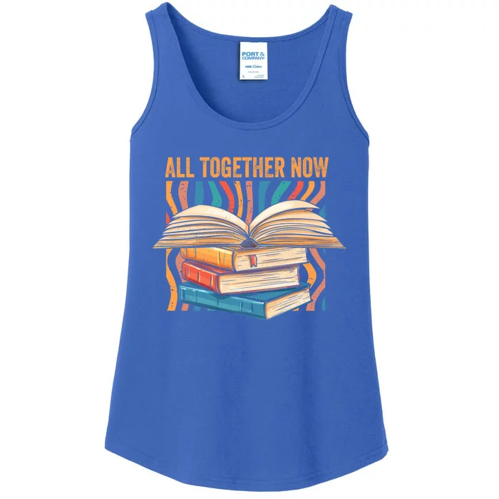 All Together Now Summer Reading Teacher Book Lover Bookworm Cool Gift Ladies Essential Tank