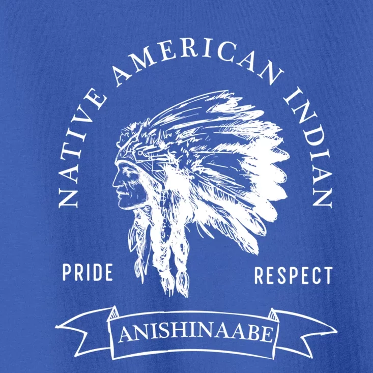 Anishinaabe Tribe Native American Indian Pride Respect Vinta Gift Toddler T-Shirt