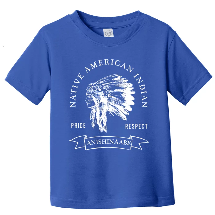 Anishinaabe Tribe Native American Indian Pride Respect Vinta Gift Toddler T-Shirt