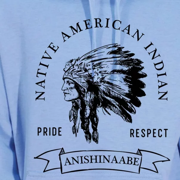 Anishinaabe Tribe Native American Indian Pride Respect Vinta Gift Unisex Surf Hoodie