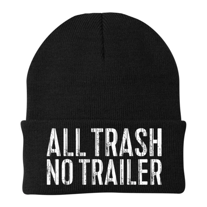 All Trash No Trailer Redneck Knit Cap Winter Beanie