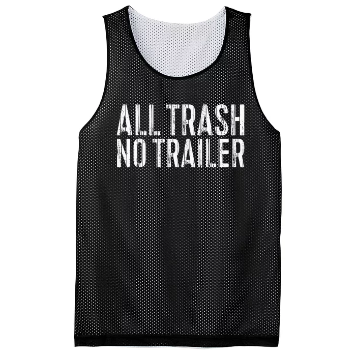 All Trash No Trailer Redneck Mesh Reversible Basketball Jersey Tank