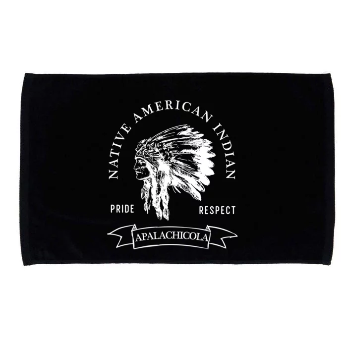 Apalachicola Tribe Native American Indian Pride Respect Dark Cool Gift Microfiber Hand Towel