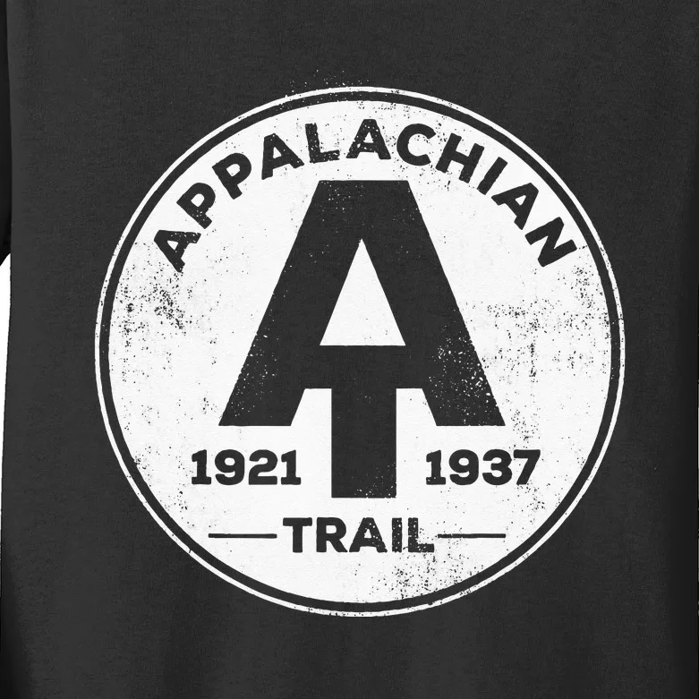 Appalachian Trail National Park Established 1921 1937 Kids Long Sleeve Shirt