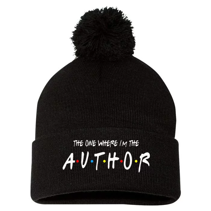 Author The One Where IM The Author Gift For Friend Pom Pom 12in Knit Beanie