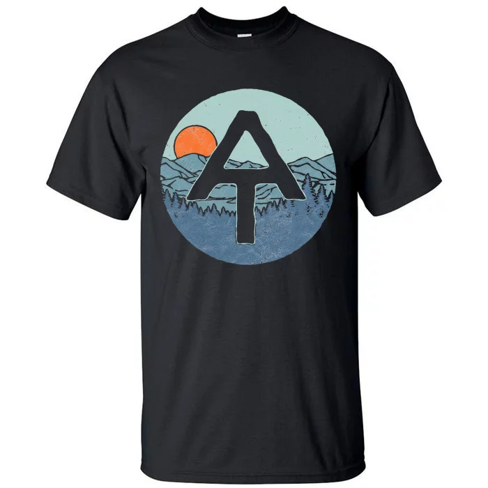 Appalachian Trail Outdoor Scene Hiking Tall T-Shirt