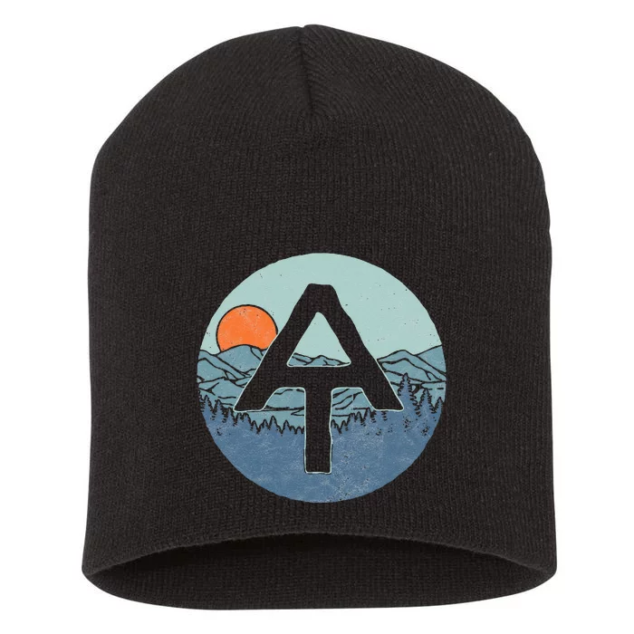 Appalachian Trail Outdoor Scene Hiking Short Acrylic Beanie