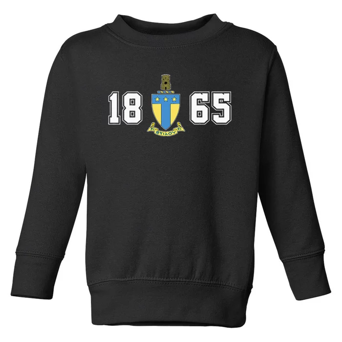 Alpha Tau Omega 1865 Coat Of Arms Fraternity Ato Greek Toddler Sweatshirt