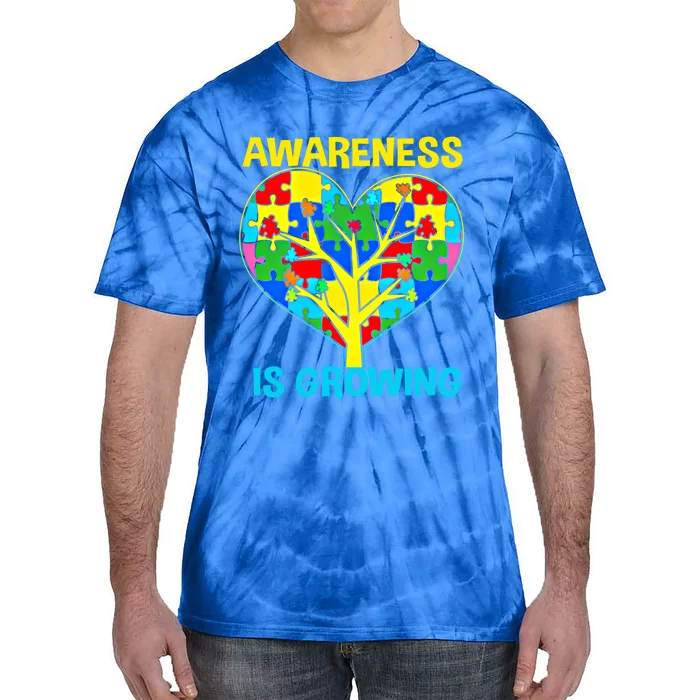 Autism Tree Of Life Cool Gift Tie-Dye T-Shirt