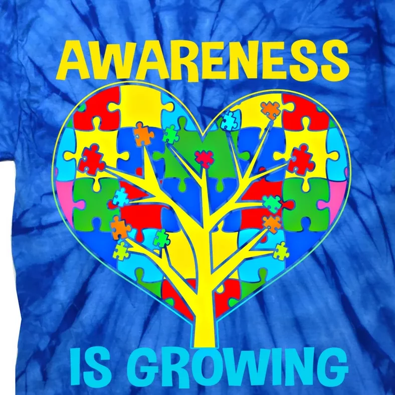 Autism Tree Of Life Cool Gift Tie-Dye T-Shirt